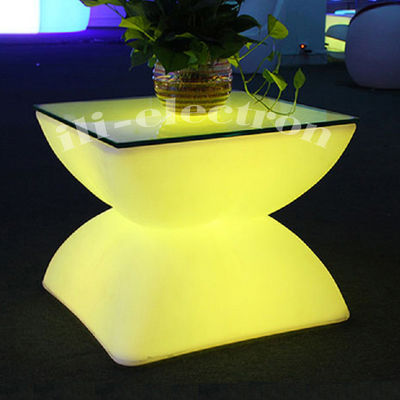 Licht-LED-Bartisch, Led-Kaffeetafel aus Kunststoff