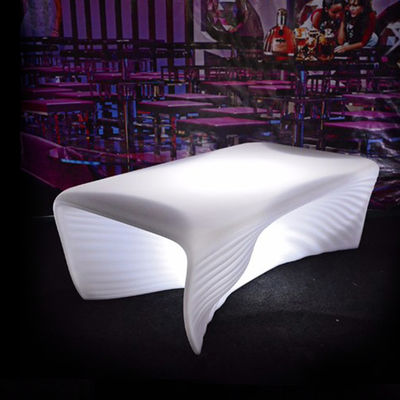 Beleuchtete moderne LED-Glow-Möbel, interaktiver LED-Tisch