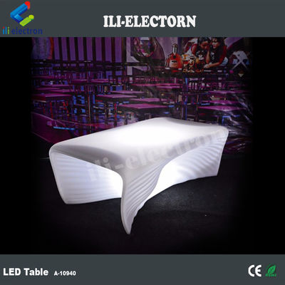 Beleuchtete moderne LED-Glow-Möbel, interaktiver LED-Tisch