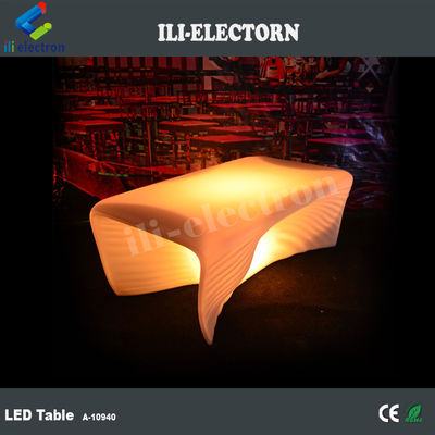 Beleuchtete moderne LED-Glow-Möbel, interaktiver LED-Tisch