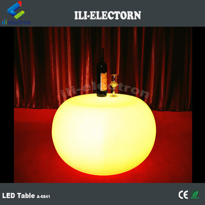 Aufladbare LED-Möbel Rundkaffeetafel für den Garten