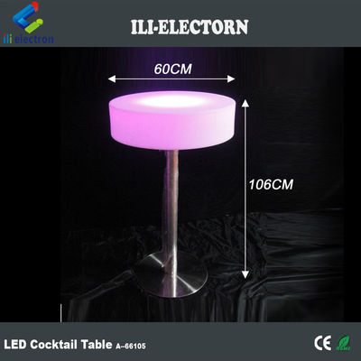 Kunststoff-LED-Licht Cocktail-Tisch, Licht-Up-Bar-Tisch 16 Farben Wechseln OEM