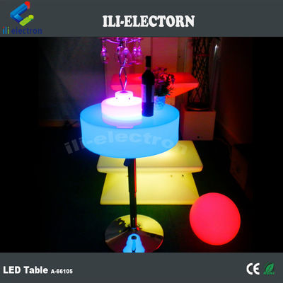 Kunststoff-LED-Licht Cocktail-Tisch, Licht-Up-Bar-Tisch 16 Farben Wechseln OEM