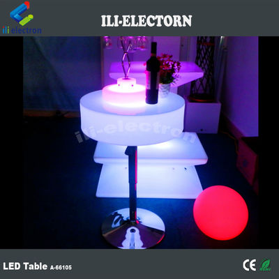 Kunststoff-LED-Licht Cocktail-Tisch, Licht-Up-Bar-Tisch 16 Farben Wechseln OEM