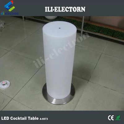 Glas-Tisch-Oberseite beleuchtete Bar-Tisch Led-Cocktail-Tisch
