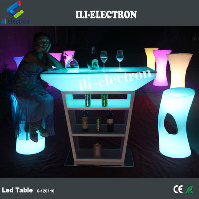 Kunststoff-LED-Leuchtenmöbel, Leuchtende Bar Tisch Für Veranstaltung Party Lounge
