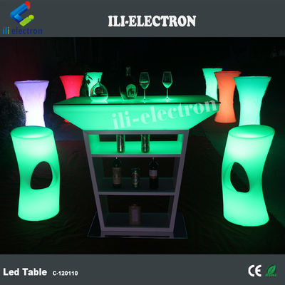 Kunststoff-LED-Leuchtenmöbel, Leuchtende Bar Tisch Für Veranstaltung Party Lounge