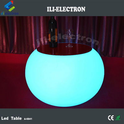 Moderne kommerzielle LED-beleuchtete Cocktail-Tisch mit wiederaufladbarer Lithiumbatterie