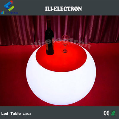 Moderne kommerzielle LED-beleuchtete Cocktail-Tisch mit wiederaufladbarer Lithiumbatterie