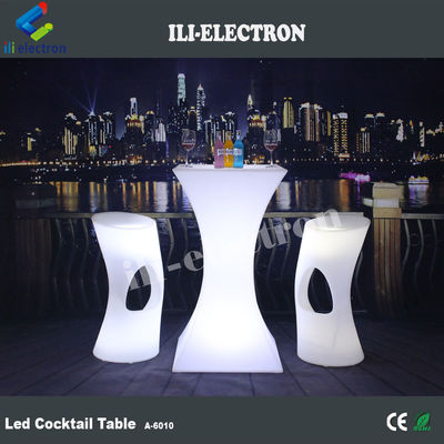 Outdoor-LED-Wiederaufladbare Möbel Glas Kaffeetafel