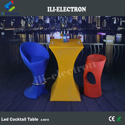 Outdoor-LED-Wiederaufladbare Möbel Glas Kaffeetafel