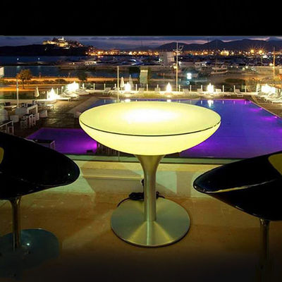 Kommerzieller LED-Licht Cocktail-Tisch, beleuchteter Bar-Tisch Wireless für die Party