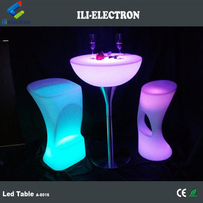 Kommerzieller LED-Licht Cocktail-Tisch, beleuchteter Bar-Tisch Wireless für die Party