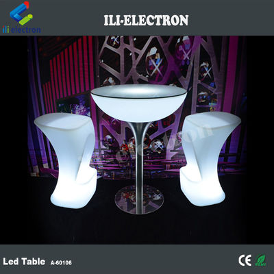 Kommerzieller LED-Licht Cocktail-Tisch, beleuchteter Bar-Tisch Wireless für die Party