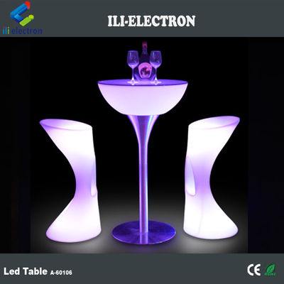Kommerzieller LED-Licht Cocktail-Tisch, beleuchteter Bar-Tisch Wireless für die Party