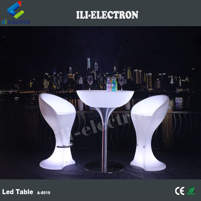 Kommerzieller LED-Licht Cocktail-Tisch, beleuchteter Bar-Tisch Wireless für die Party