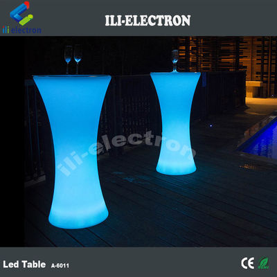 Innen- und Außenbereich verwendet High Top LED Bistro Tisch