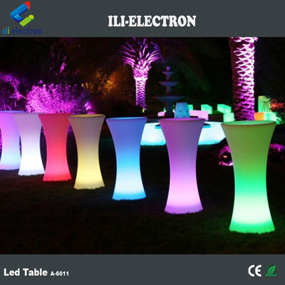 Innen- und Außenbereich verwendet High Top LED Bistro Tisch