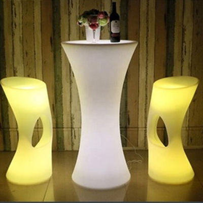 Leuchtende Glow Mobile Cocktail Bar Tisch Led Portable Cocktail Tisch