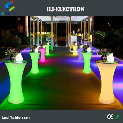 Leuchtende Glow Mobile Cocktail Bar Tisch Led Portable Cocktail Tisch