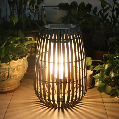 Solar-Rattan-Gartenglanzen mit Handgriff