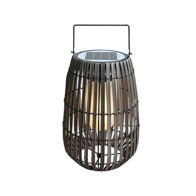 Solar-Rattan-Gartenglanzen mit Handgriff