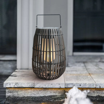 Portable Rattan Garten Sonnenlampen IP65 Wasserdicht für den Außenbereich
