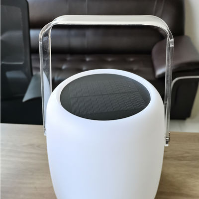 Solar-Portable LED-Lampe Laterne 5000K IP65 wasserdicht Fernbedienung