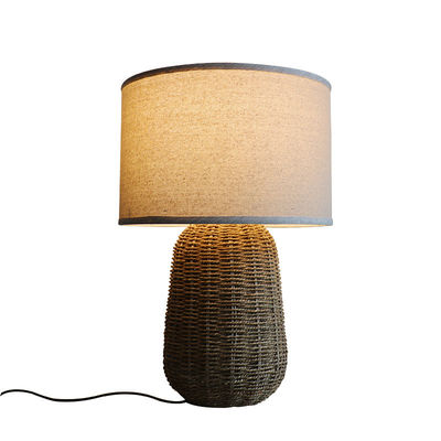 Nachhaltige Rattan-Tischlampe, langlebige Rattan-Bettlicht-Schaltersteuerung