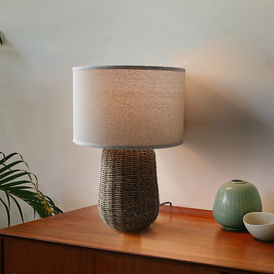 Nachhaltige Rattan-Tischlampe, langlebige Rattan-Bettlicht-Schaltersteuerung