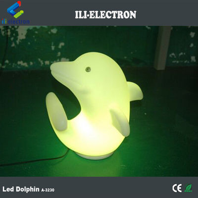 Plastik-Dolphin-LED-Leuchten 3500K Warm Weiß mit wiederaufladbarer Lithiumbatterie