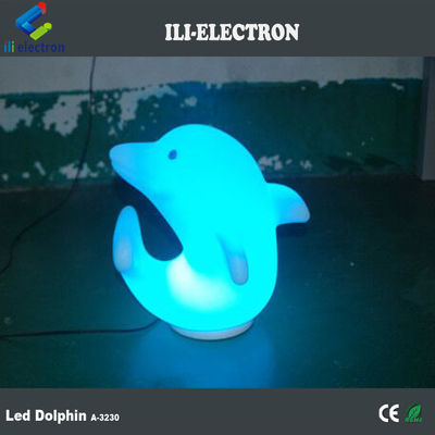 Plastik-Dolphin-LED-Leuchten 3500K Warm Weiß mit wiederaufladbarer Lithiumbatterie