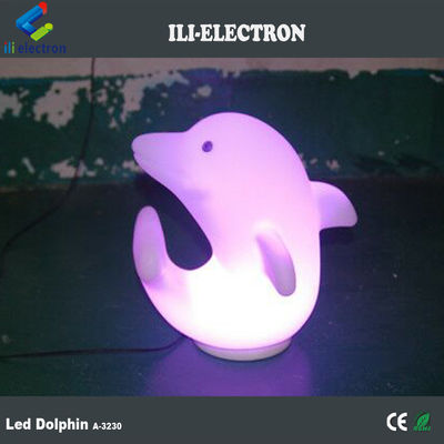 Plastik-Dolphin-LED-Leuchten 3500K Warm Weiß mit wiederaufladbarer Lithiumbatterie