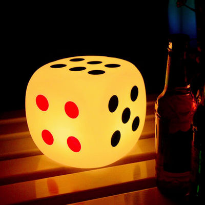 Party-Dekor Lichtwürfel / Glühwürfel / Plastikwürfelstuhl
