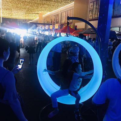 Vergnügungsstätte Glow Led Schaukeln mit Hangrahmen