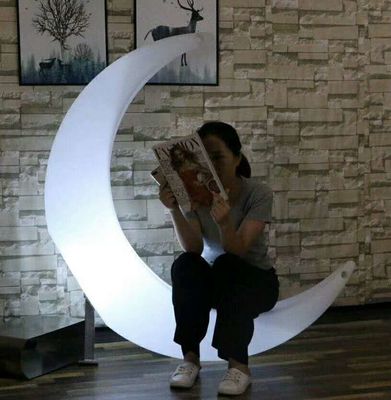 Glow Led Moon Chair mit wiederaufladbarer Lithiumbatterie