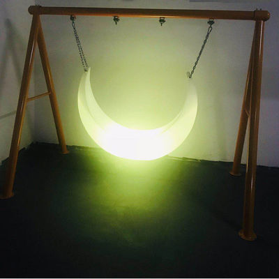 Glow Led Moon Chair mit wiederaufladbarer Lithiumbatterie