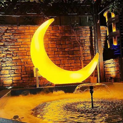 Glow Led Moon Chair mit wiederaufladbarer Lithiumbatterie