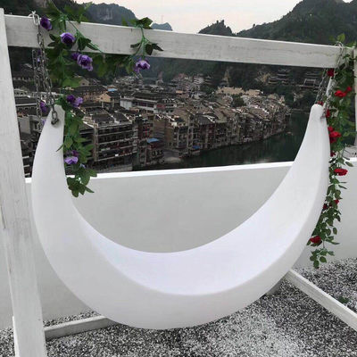 Glow Led Moon Chair mit wiederaufladbarer Lithiumbatterie