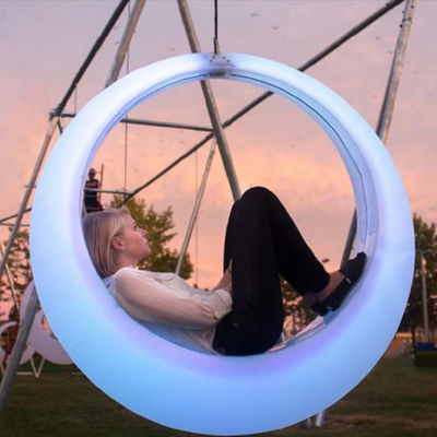 Veranstaltung Dekor Glühender Kunststoff Led Patio Swing Light Außenmöbel