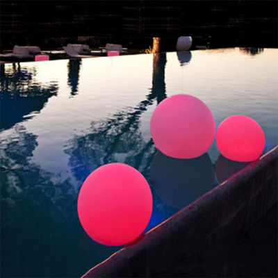 PE Kunststoff Schwimmbadkugellampen, Fernbedienung LED Kugellampe Für Dekoration