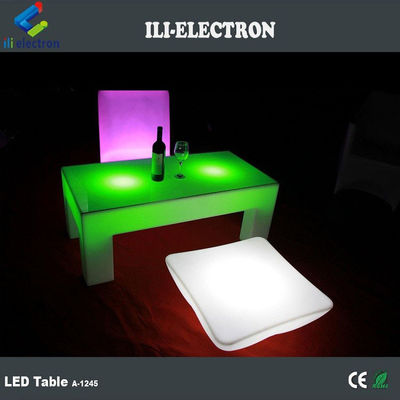 4 Beine LED Licht Cocktail Tisch, 16 Farben Wechsel LED Glow Tisch Fernbedienung