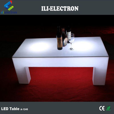 4 Beine LED Licht Cocktail Tisch, 16 Farben Wechsel LED Glow Tisch Fernbedienung