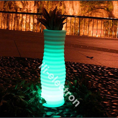 Fernbedienung LED Blumenkrug, Dekorativ beleuchtete Pflanzenkrüge für zu Hause