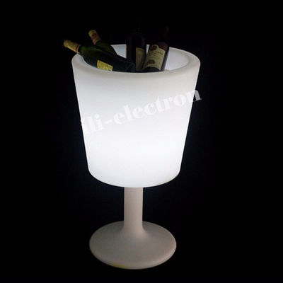 Wireless Plastic LED Eisbehälter Tasse Form 16 Farben Wechsel für Champagner
