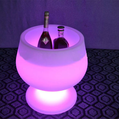 Weinkörnchen aus Kunststoff, LED-Eisbehälter mit Blitzlicht, wiederaufladbar
