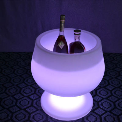 Weinkörnchen aus Kunststoff, LED-Eisbehälter mit Blitzlicht, wiederaufladbar