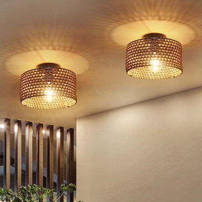 Industrial Style Retro Flur Balkon Kreative Persönlichkeit Anhängerlampe Gewebte Deckenleuchte