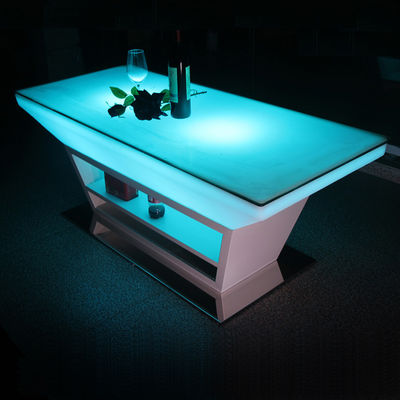 PE-Plastik-LED-Cocktail-Tisch mit Strobe-Beleuchtungsmodus und mit wiederaufladbarer Lithiumbatterie