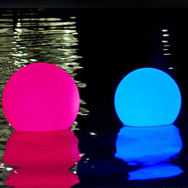LED-Schwimmbad Leuchtlicht Kugel wasserdicht Schwimmen 16 Farben wechselnd